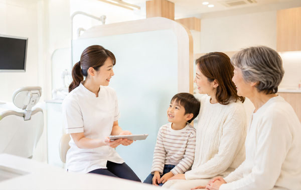家族みんなで通いやすい歯医者選び