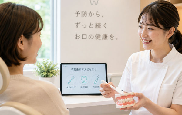 予防歯科で今ある歯を守るために